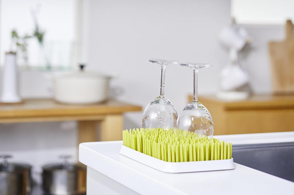 Takara Tomy Boon Dry Rack Turf Green Baby Bottle Rack