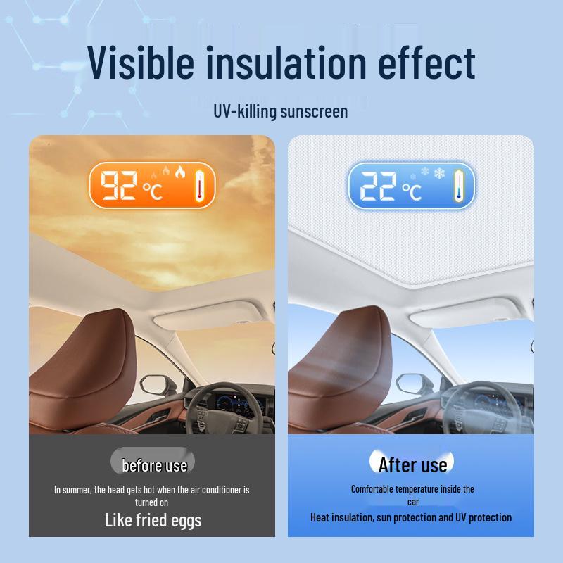 Toyota Camry Sunroof Silicone Electrostatic Sunshade