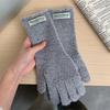 Versatile Separate Finger Gloves Warm Winter Gloves Knitted Gloves  Winter Season for Women