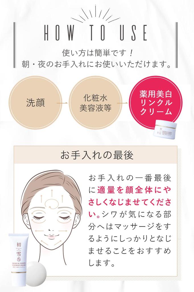 Hatsuyuki No Shizuku Wrinkle Cream for Lines Around the Eyes and Active Moisturizing Medicated Made In 30g Age-Reducing Mouth, Ingredient