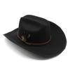 Autumn Western Hat Woolen Gentleman Hat Men's Cowboy Hat
