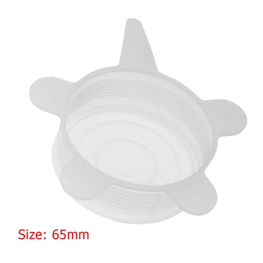 1-5Pcs Stretch Silicone Lids Heat Resistant Reusable Food Wrap Bowl Pot Pan Cover Universal Cookware Lid Kitchen Refrigerator