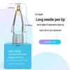 Apple Pencil Tip Replacement for 1st/2nd Gen, Transparent Modified Needle Tip, Paper-Like Film Compatible