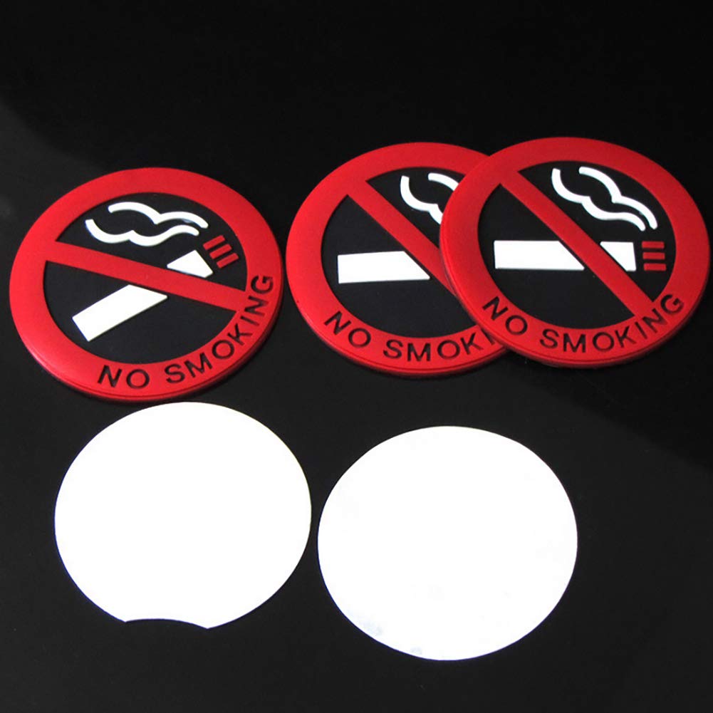 5 шт. Наклейки в машину «Не курить», Наклейки в машину «Не курить», Наклейки со знаком «Не курить»