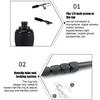 Microphone Boom Arm, Aluminum Alloy Handheld Microphone Extension Arm, Portable Heavy-Duty Microphone Boom Pole with Soft Foam Handle (5 Sections)