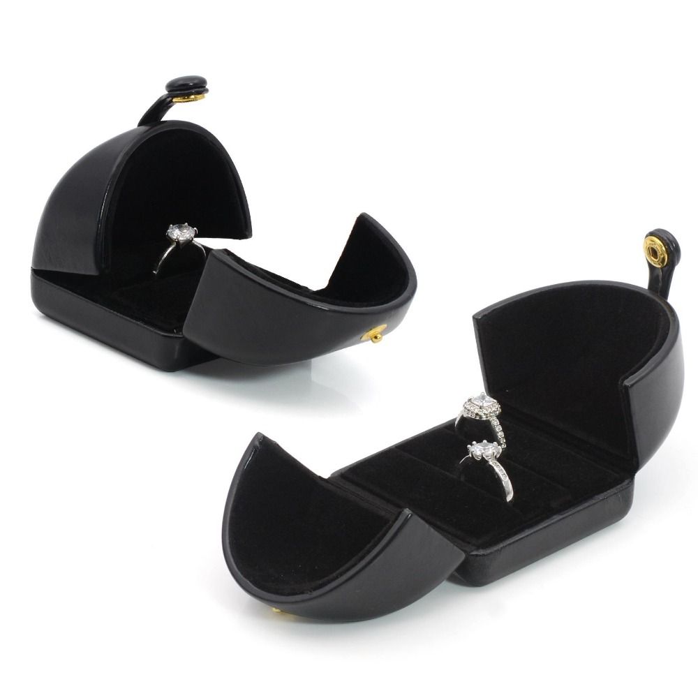 PU Leather Earrings Storage Case Rings Necklace Jewelry Holder Sweet Jewelry Display Box Gifts