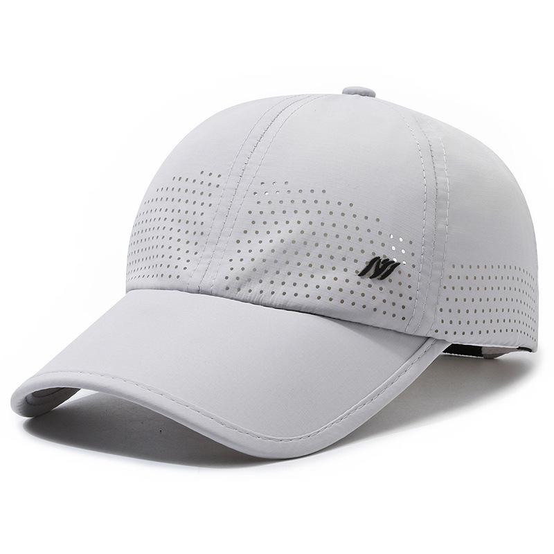 Spring And Summer Quick-Drying Cap Cap Cap Hat Men'S Outdoor Shading Breathable Punching Sports Baseball Cap Soft Top Hat Women