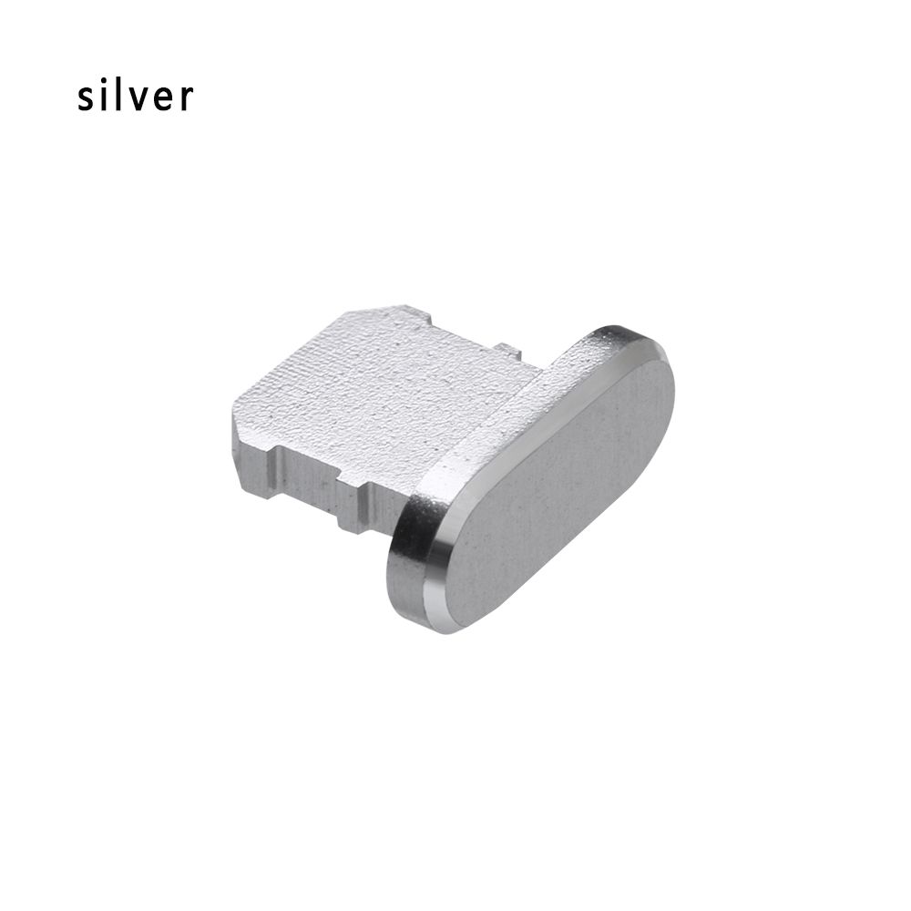 Aluminium Alloy Dustproof Cover Anti Dust Plug Metal Stopper Charging Port Cap Charger Dock