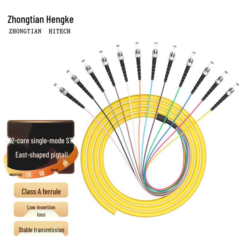 Zhongtianhengke 12-Core Fiber Optic Bundled Pigtail