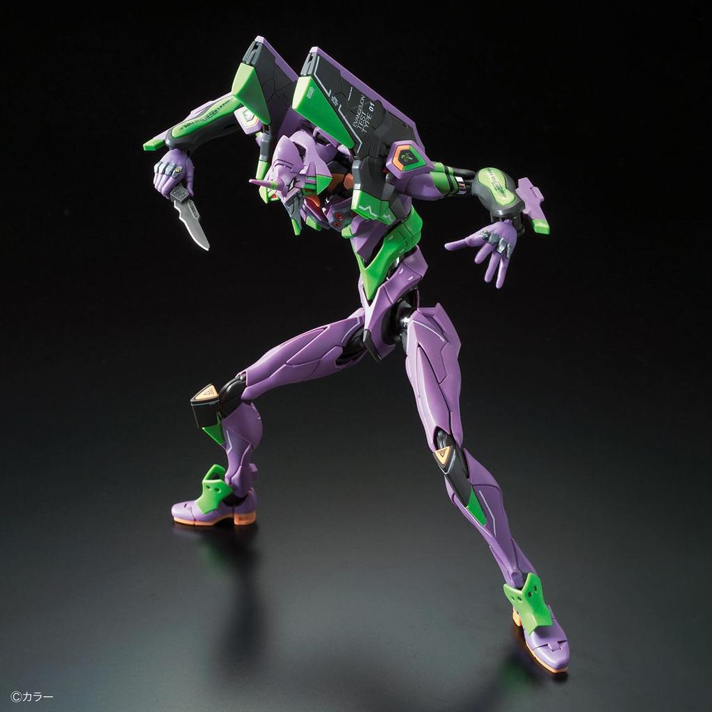 BANDAI SPIRITS RG Evangelion Humanoid Decisive Battle Weapon Android Evangelion Unit 01 Plastic Model General-purpose Color-coded