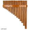 Pan flute Panpipe 15 tubes / G signal / musical instrument / Model for left hand