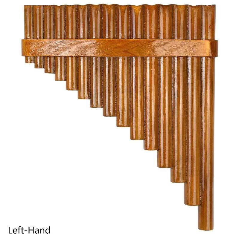Pan flute Panpipe 15 tubes / G signal / musical instrument / Model for left hand