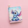 Мультяшный ПУ кошелек в европейском и американском стиле: Студенческий кошелек на молнии для монет, держатель для ID и карт