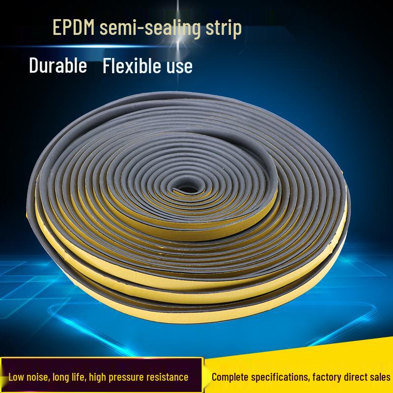 EPDM Self-Adhesive Foamed Rubber Sealing Strip for Distribution Box Cabinets