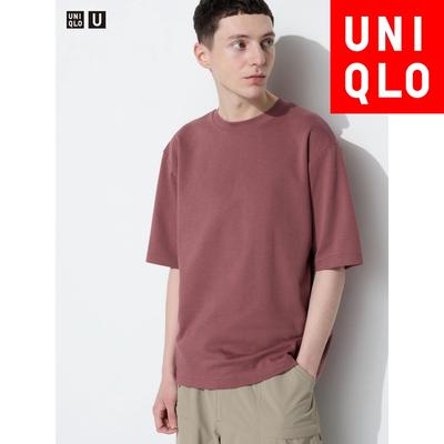 Uniqlo Футболка Japan Air RhyThm из хлопка большого размера с рукавом 5 минут