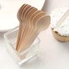 200 Party Mini Cutlery Cake Ice Cream 4 Inch Disposable Birch 100 Mini Wooden Spoons, 100 Mini Pointed Spoons