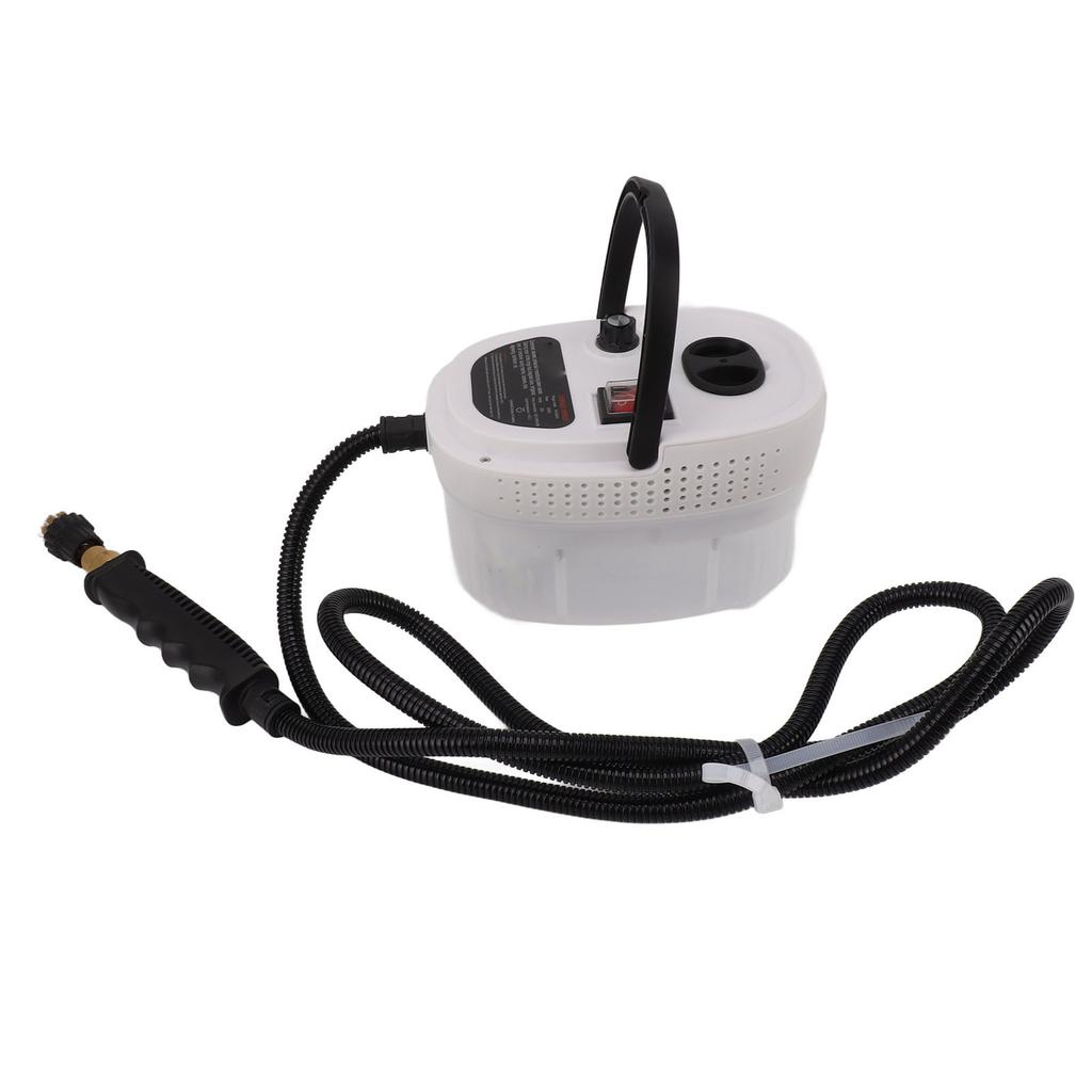 2500W Steam Cleaner White Remove Dirt Grime Grease High Pressure Temperature Fast Heat Steam