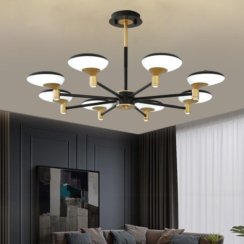 Подвесной светильник для гостиной, роскошная атмосфера, столовая, бар, настольный светильник, современный пылезащитный светильник для главной спальни