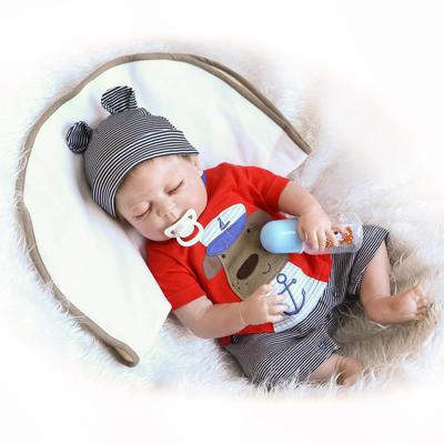 NPK 48см Premie Bebes Reborn Dolls Реалистичная кукла для новорожденных Мягкая силиконовая кукла Boneca всего тела