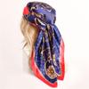 90 * 90cm New Silk Scarf Women'S Spring And Summer Decorative Scarf Sunscreen Travel Shawl Autumn And Winter Scarf Thin Edition