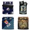 Комплект одеял с черепахой и гибискусом, комплект постельного белья, наволочка