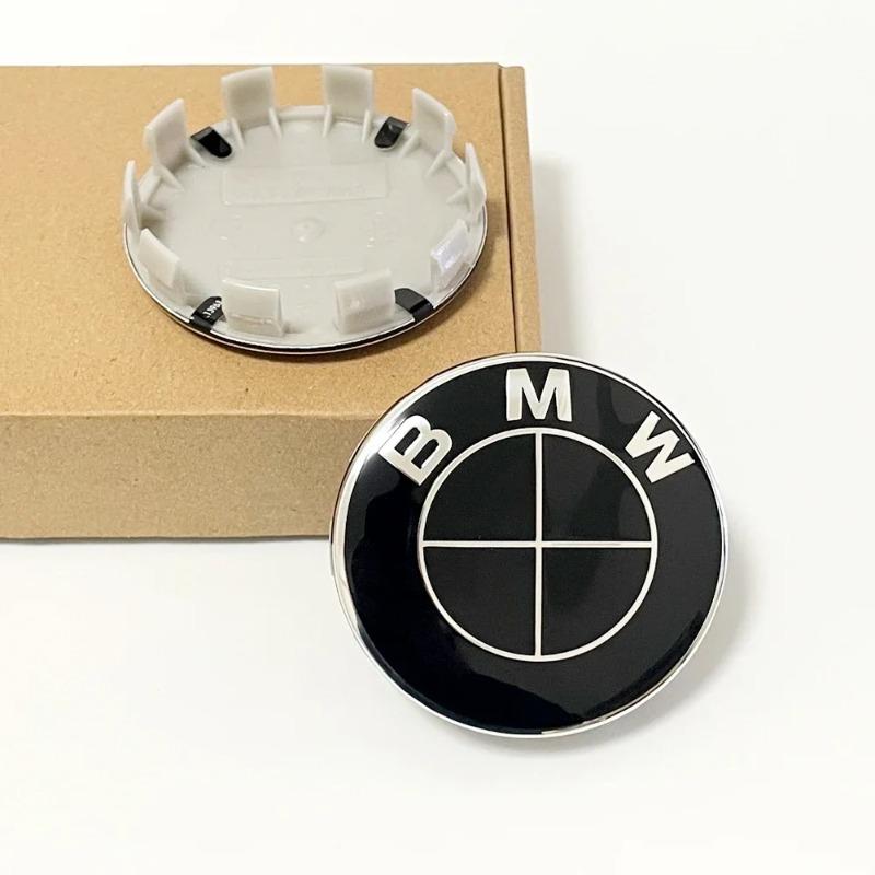 4 шт. Колпачки на центр колеса BMW 68 мм 56 мм Сине-белые колпаки Для BMW E46 E90 E30 F10 F30 X5 X3 E39 F25 E60 E91 E87 M Автоаксессуары