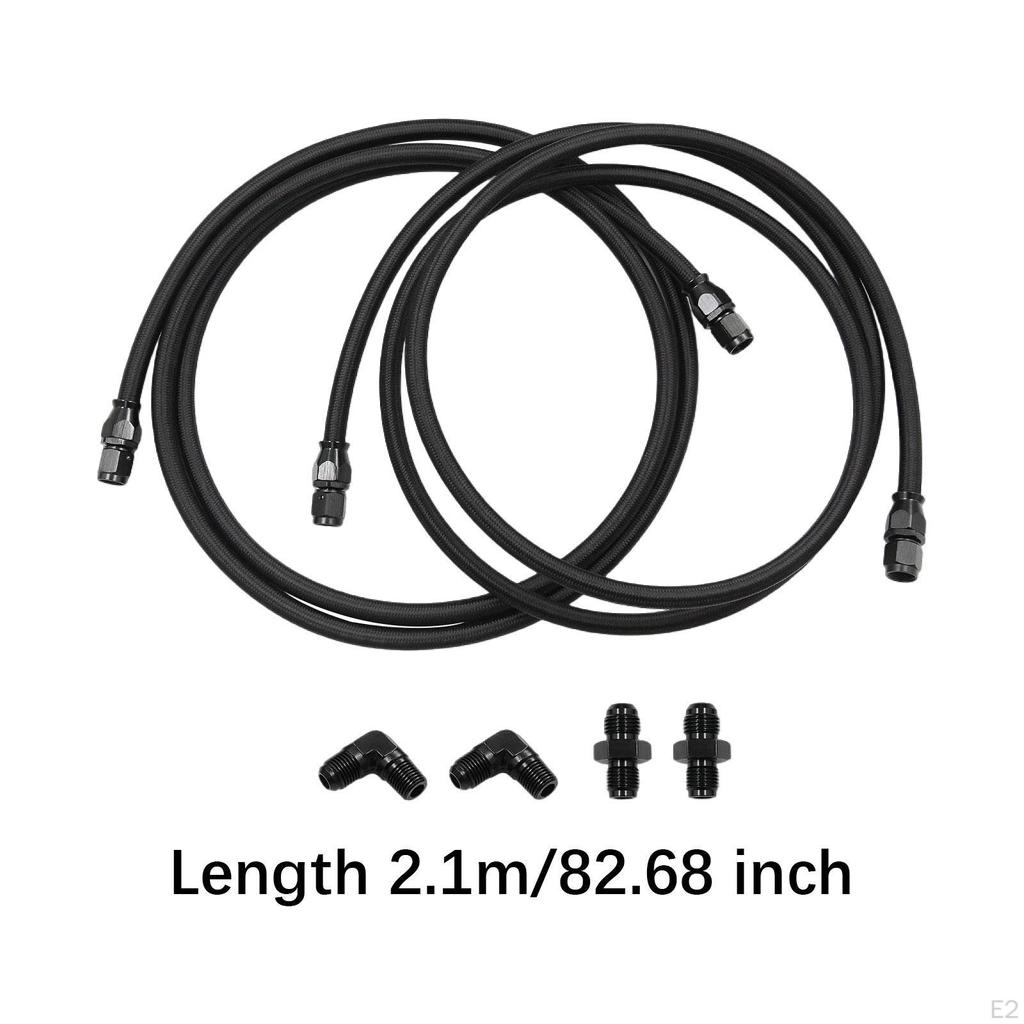 6AN PTFE комплект трубопроводов охладителя трансмиссии 7 футов замена для 4L60 700R4