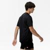 Mizuno Игровая футболка для настольного тенниса, одобренная JTTA, быстросохнущая, черная/желтая, размер L, 82JAB110