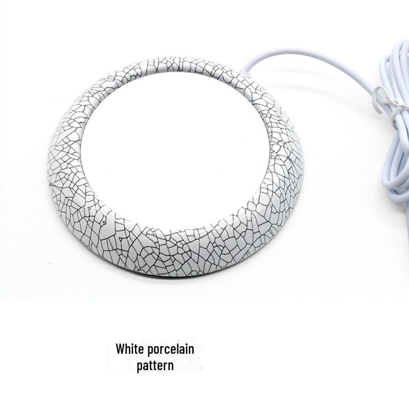 USB Heated Coaster: Metal Cup Warmer for Coffee, Tea, or Gifts