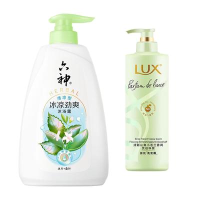 Набор освежающего геля для душа и шампуня Liu Shen & Lux