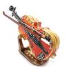 [J7383] - Orange 'Violin' Jewelry Box