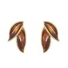 Роскошные Коричневые Серьги с Листьями для Женщин - Шикарные и Универсальные Осенне-Зимние Украшения.