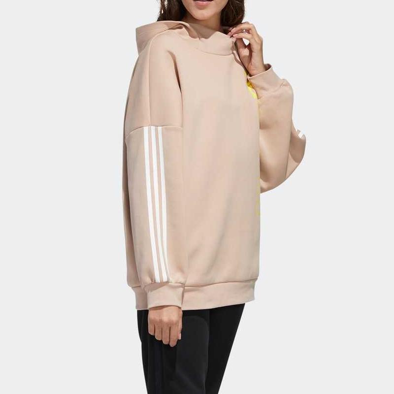 adidas Женская худи с принтом Neo Светло-коричневая FU1053