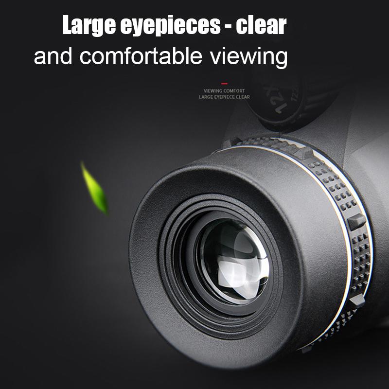 Телескоп HD Профессиональный монокуляр Мощный бинокль дальнего действия Высококачественный телескоп с зумом Портативный низкий уровень ночного видения Военный
