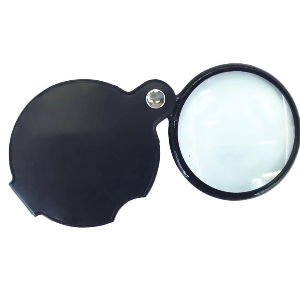 5X Мини Карманная Складная Лупа Увеличительное Стекло Линза Мягкий Чехол ARI