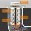 Ловушка для волос Выдвижной сливной фильтр Антизасоряющий сердечник для раковины Новый фильтр для раковины Аксессуар для ванной комнаты