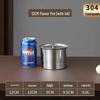 HANDUNYOU Банка для специй из нержавеющей стали 304 с крышкой и ложкой