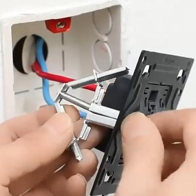 Комплект для ремонта электрических коробок 10 штук Устройство для фиксации электрических розеток Тип 86/118 Фиксатор Обслуживание для проектов механиков