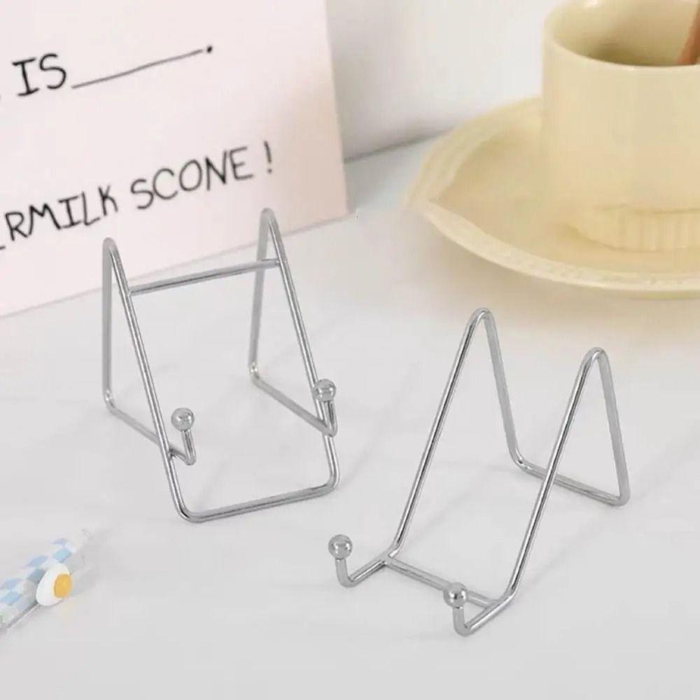 Портативная настольная подставка для чтения книг в стиле Ins, новая металлическая плоская поддержка