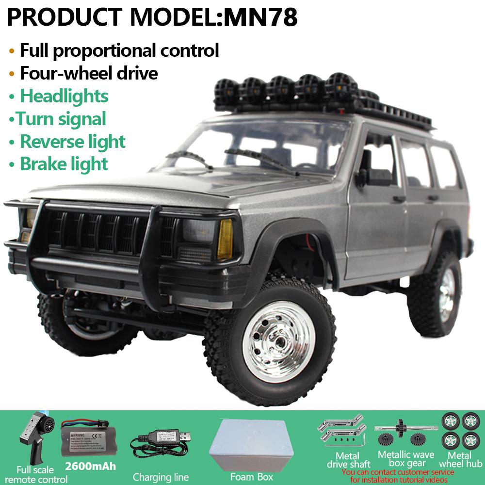 AAYD1 MN78 1:12 Радиоуправляемая машина MN Model Версия RTR Радиоуправляемая машина 4WD 280 Мотор Профессиональная Внедорожная Радиоуправляемая машина 2.4G Пульт Дистанционного Управления Для Мальчиков Подарки