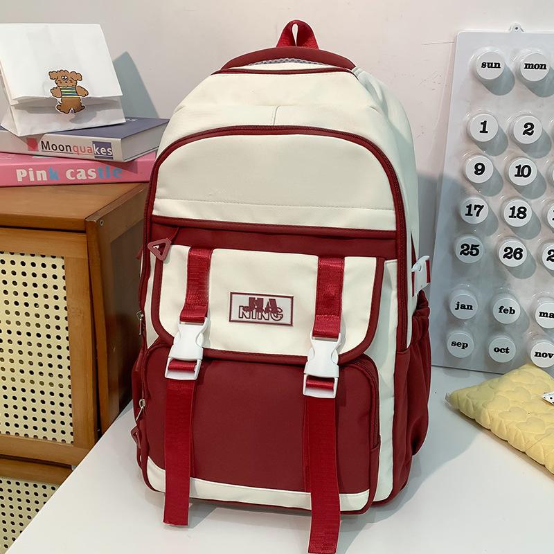 Детские школьные ранцы Ученики начальной школы Девочки Ученики средней школы Большая вместимость Высокий внешний вид Рюкзак из двух частей