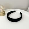 Korean Dongdaemun Black Velvet Celebrity Headband for Women - Fairy Style Hair Accessory