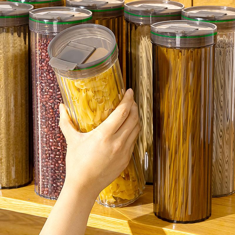 Storage Bucket for Hanging Noodles, Sealed, Specifically Designed for Household Kitchens, Food Grade, Noodle Storage Box, Pasta Storage Tube