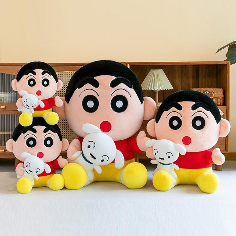 Crayon Chan Shin Plush Toy Anime Shiro Doll Stuffed Puppy Cartoon Gift Decor