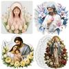 Силиконовая форма Иисус Дева Мария Семья Иисуса Формы для мастики Инструменты для украшения торта Тематический торт Десерт Украшенный Форма для шоколадных конфет