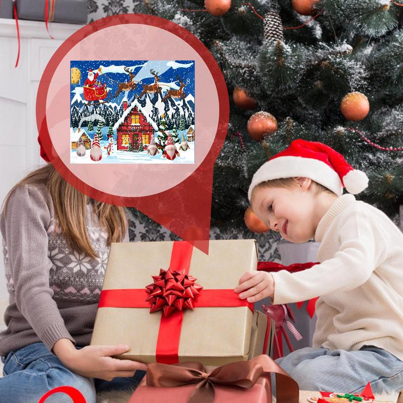 2025 Christmas Gnome Advent Calendar Gnome Christmas Decorations 24 Days Christmas Countdown Ornaments Dwarf Dolls Collections