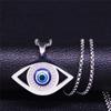 Evil Eye Necklace Blue Turkish Eye Amulet Lucky Charms Neckalces for Women Girls Men Protection Jewelry Gift