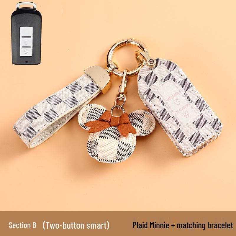 Высококлассный чехол для ключей для Mitsubishi Outlander, ASX, Eclipse Cross и Pajero Sport.