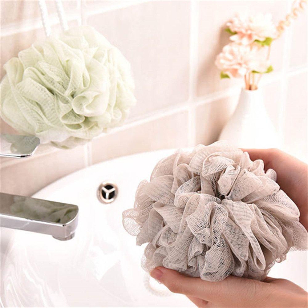 Design Cleaning Equipment Back Scrubber Wash Body Bath Ball Shower Brush Bath Flower Mesh Sponge
