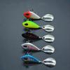 1 Pcs Mini VIB Long Throw Road Sub Bait with Sequin Submerged Rotating Vibration Sequin Artificial Bionic Bait Sea Fishing Gear